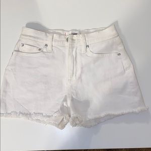 White short shorts